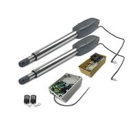 Ouvre-porte automatique à engrenage vis sans fin, robuste, avec caméra IP, moniteur, montre sur téléphone, for porte d'usine de 400KG Entrée de maison et jardin(ACDC12V)