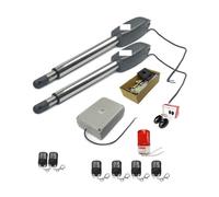 Ouvre-porte automatique à engrenage vis sans fin, robuste, avec caméra IP, moniteur, montre sur téléphone, for porte d'usine de 400KG Entrée de maison et jardin(KIT9)