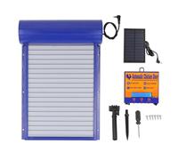 Ouvre-Porte Automatique De Poulailler À Énergie Solaire, Minuterie Programmable Quotidienne, Contrôle des Fournitures D'élevage Volaille SûR Et Fiable