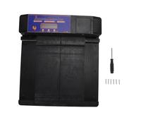 Ouvre-Porte Automatique de poulailler avec minuterie, Porte Intelligente de poulailler, Conception à Double Ouverture avec écran LED et Alerte de Batterie Faible, matériau