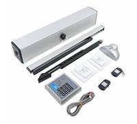 Ouvre-porte automatique électrique battant avec télécommande et bouton poussoir Porte automatique Open Gate Moteur électrique