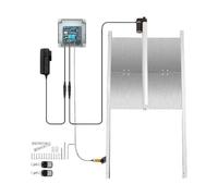 Ouvre-Porte Automatique for Poulailler, Contrôle De Synchronisation, Kits D'ouverture Porte for Animaux Compagnie Et Chiens Ferme SûR Et Fiable(20.4Wx37.7W in)