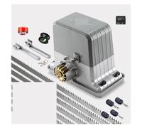 Ouvre-porte automatique, Ouvre-porte coulissante roulante, Kit complet de 1800KG, ferme-porte flottante avec supports de 7/8m, photocellules lumineuses, contrôleur de porte Wi-Fi en option(8M kit 3)