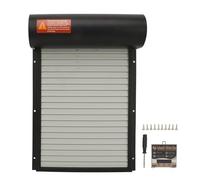 Ouvre-Porte Automatique pour Poulets avec contrôleur d'affichage LED, alimenté par Batterie, Installation Facile pour Poulets et Canards, apportant commodité et sécurité aux (Schwarz)