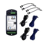 Ouvre-porte coulissant automatique à faisceau unique de 10m, capteur de sécurité, faisceaux photocellules infrarouges(2 beams black)