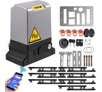 VEVOR Ouvre-Porte Coulissant, 1800 kg, Ouvre Portail Automatique 7 m avec 4 Télécommandes et Contrôle APP, Moteur de Portail Électrique pour Allée Roulante, Kit Système Sécurité Opérateur de Portail