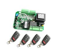 Ouvre-porte coulissante à large usage, unité de commande de moteur, contrôleur PCB, Circuit imprimé, plaque de carte électronique PY600ACL SL1500AC,Durabilité par tous les temps(4 remote control kit)