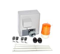 Ouvre-porte coulissante automatique, opérateur électrique, Kit de sécurité for porte de Machine à roues avec cadre en acier de 4m, 600kg(Kit4)