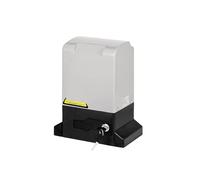 ouvre-porte coulissante électrique Kit d'ouverture de portail coulissant automatique 600 kg, porte électrique 2 clés avec supports de 4 m, 220 V, 280 W