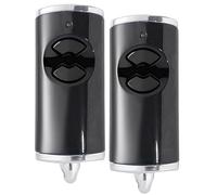 Ouvre-porte de garage 2 canaux 868,3 MHz pour émetteur portatif Hörmann BS, télécommande de rechange Hormann (3 pièces) (noir 2p)