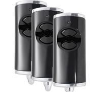 Ouvre-porte de garage - 2 canaux - 868,3 MHz - Pour émetteur portatif Hörmann BS - Télécommande de rechange Hormann (3 pièces) - Noir