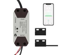 "Ouvre-porte de garage intelligent WiFi, commande vocale à distance via application, gestion pratique et sécurisée de la porte de garage, compatible avec l'application TUYA, fabriqué en matériau ABS
