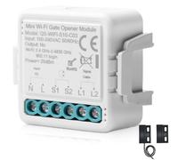 Ouvre-porte de garage Wi-Fi intelligent, ouverture de porte de garage par téléphone portable, contrôle par application, compatible avec Alexa/Google Home, commande vocale, minuterie, convient pour