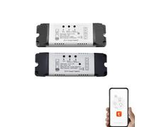 Ouvre-porte de garage WiFi intelligent, commutateur WiFi APP Control fonctionne avec Alexa Goolge Home Télécommande Fonction de synchronisation Commande vocale Ouvre-porte de garage universel, aucun c