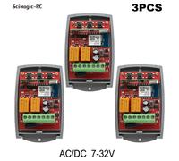 ouvre-porte de Garage WIFI,récepteur de porte 2ch 433mhz 433.92mhz,Code roulant fixe universel,commutateur de contrôleur multi-marque - Type AC DC 7-32V WIFI X3