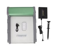 Ouvre-Porte de Poulet Automatique à énergie Solaire ouvreur de Portes de Poulet IP67 Capteur d'éclairage de temporisation imperméable Manuel de télécommande des Poulets en
