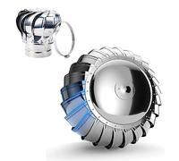 Ouvre-Porte de Ventilation Coupe-Vent pour toiture en Acier Inoxydable 304, Ventilateur de toiture Non motorisé, Couvercle de cheminée, ouvre-Porte de Ventilation pour combles