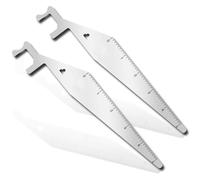 Ouvre-porte Firepick, 2 pièces outil de porte Firepick en acier inoxydable, outil de balayage pompier, outils pompier polyvalents, outils portables pour la lutte contre les incendies et les pre