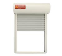 Ouvre-porte solaire automatique pour poulailler, fonction minuteur haute résistance, métal de ferme d'oie et de canard (blanc )