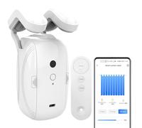 Ouvre-Rideau Automatique Intelligent Tuya Smart WiFi, 3-en-1 WiFi Bluetooth Télécommande Robot, Commande Vocale pour Alexa Google Home, pour Tringle Romaine/Rail T/U (1 Pcs)