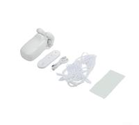 Ouvre-rideau électrique automatique avec télécommande, compatible avec les tringles romaines en forme de U, corps en plastique blanc, longue durée, installation simple pour la maison (1 poteau romain)