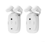 Ouvre-rideaux automatiques intelligents, pour Tuya pour Zigbee T U I Track Moteur de rideau à tringle romaine automatique Robot Bluetooth Télécommande (2 tringles romaines)