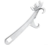 Ouvre-seau, en alliage d'aluminium, 45 mm de large ouble extrémité, outil pour seaux en plastique, métal, retrait sécurisé du couvercle, résistant à la rouille, poignée ergonomique pour
