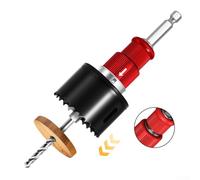 Ouvre-trou à dégagement rapide avec mécanisme autobloquant, filetage de 16 mm et 5/8" pour scies cloches bimétalliques, compatible avec Dri sans fil (16 mm)