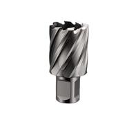 Ouvre-trou de coupe annulaire en acier à grande vitesse-coupe-anneau de profondeur de 25mm for le perçage du métal, outil de foret à noyau Durable(23mm)