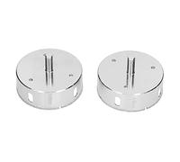 Ouvre-trou de forage en verre 2 pièces couche de sable de 85 mm d'épaisseur placage uniforme outils de carrelage durables pour carreaux ensemble de scie cloche en acier allié en