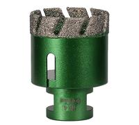 Ouvre-trou en diamantine de service adapté carreaux de verre et de marbre, doté d ' un corps en acier 45# et d ' une capacité de coupe de 6 à 50 mm, foret à noyau brasé pour carrelage et marbre