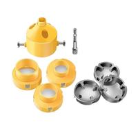 ouvre-trou intérieur Kit de filetage tuyau long lasting avec matrice ronde, outil d'ouverture d'eau for réparations à domicile, 8 pièces