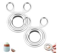 Ouvre Œuf À La Coque Coupe-oeuf En Acier Inoxydable, Coupe Œuf Coque Précis, Ciseaux À Oeufs Décapant La Coquille Découpe Propre Sans Coquille Gadgets De Cuisine (2PCS)