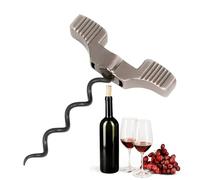 Ouvre-vin manuel - Accessoire de bar ergonomique et portable - Ouvre-bouteille manuel pour bouteilles de vin - Pour voyage, restaurant, hôtellerie, intérieur, maison, cuisine, fête, etc