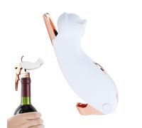 Ouvre-vin manuel, ouvre-bouchon de vin | Ouvre-bouteille multifonctionnel en forme de chat - Ouvre-bouteille de bière en acier inoxydable, ouvre-bouteille de vin tire-bouchon pour anniversaire, cuisin