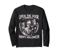 Ouvrez la Porte Joyeux Halloween Zombie Undead Manche Longue