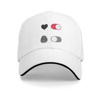 Ouvrez Le cœur et fermez l’Esprit Casquette de Baseball Femmes Hommes Design Trucker Hat Printemps y2k Mignon Sport en Plein Air Soleil Casquettes de Baseball