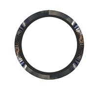 Ouvrez votre bouche et votre tête comme un tigre de 38,1 cm - Housse de volant élastique universelle antidérapante en caoutchouc souple respirant pour volant de voiture.