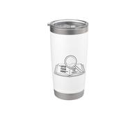 Ouvrez votre esprit, trouvez la vérité penseur critique Gobelet isotherme en acier inoxydable double paroi