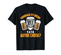 Ouvrier Métallurgiste Humour Soudage & Bière Soudeur T-Shirt