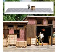 Ouvrier ouvrant une caisse - BUSCH 7977 - HO 1/87