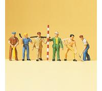 Ouvriers de Travaux Publics (x6) - PREISER 14030 - HO 1/87