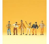 Ouvriers (x6) - PREISER 79101 - N 1/160
