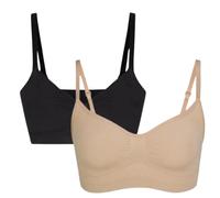 ouxei Soutien-Gorge Sculptant sans Armatures À Couverture Complète pour Femme, Bretelles Réglables, Maintien sans Coutures(2pcs-c,XX-Large)