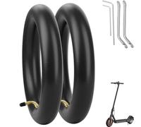 OUXI 8 1/2x2 Chambre à air pour trottinette électrique Xiaomi avec 2 leviers, 8.5 Butyl Rubber Scooter Tires Double Thickness Front/Rear Wheel Replacement Chambre à air pour trottinette électrique