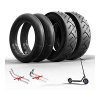 OUXI E-Scooter 10x2.5 tube de rechange+10'' E Scooter 60/70-6.5 tube de rechange épais pour Ninebot MAX G30 G30P G30LP/Kugoo M4 M4Pro/Soflow So4 Pro (2Intérieur+2Extérieur)