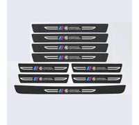 OUXVSLJA 9pcs Protections De Seuils De Portes De Voitures pour MG ZS ZSEV ZT 2001-2025,Seuil Autocollant, Protecteur Seuil Autocollant
