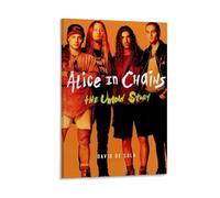 Ouyniei Alice in ChainsWall Art Poster vintage rétro esthétique parfait pour salon, chambre à coucher, bureau, studio à domicile, style cadre 30 x 45 cm