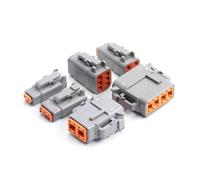 OUYNIEI Connecteur automobile étanche Deutsch Connector DTM avec bornes mâle et femelle (fiche prise) DTM04-2/3/4/6/8/12P DTM06(6P(Male Female))