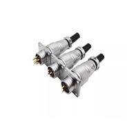 OUYNIEI Connecteur aviation PLS20 à 2/3/4/5/6/7/8/9/10/12 broches for applications industrielles, aéronautiques, solaires et automobiles(2P male female)